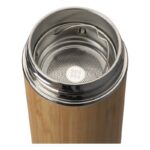 Steel mug in bamboo look 350ml, Beige - imagine 2