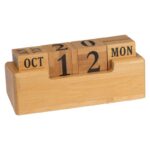Calendar perpetuu din bambus