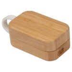 Căști în suport din bambus - imagine 2