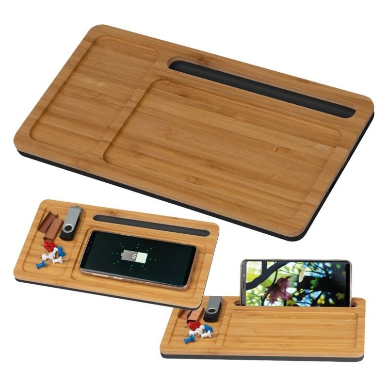 desk-pad-cu-incarcare-wireless-3149913-beige Desk pad cu încărcare wireless - imagine 1